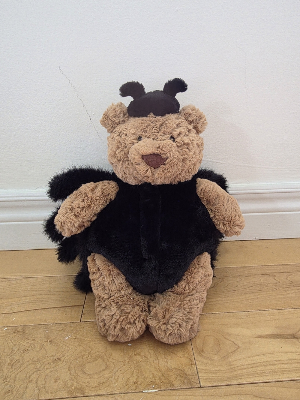 Jellycat Bartholomew Bear Spider Plush BARM2SP Black Halloween Costume Teddy